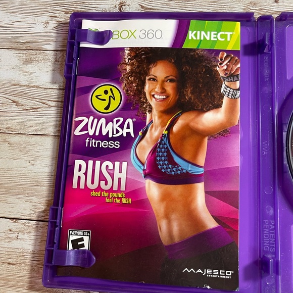 Kinect Zumba Fitness XBox 360 Rush Video Game VG Condition Case & Manual - Picture 2 of 4